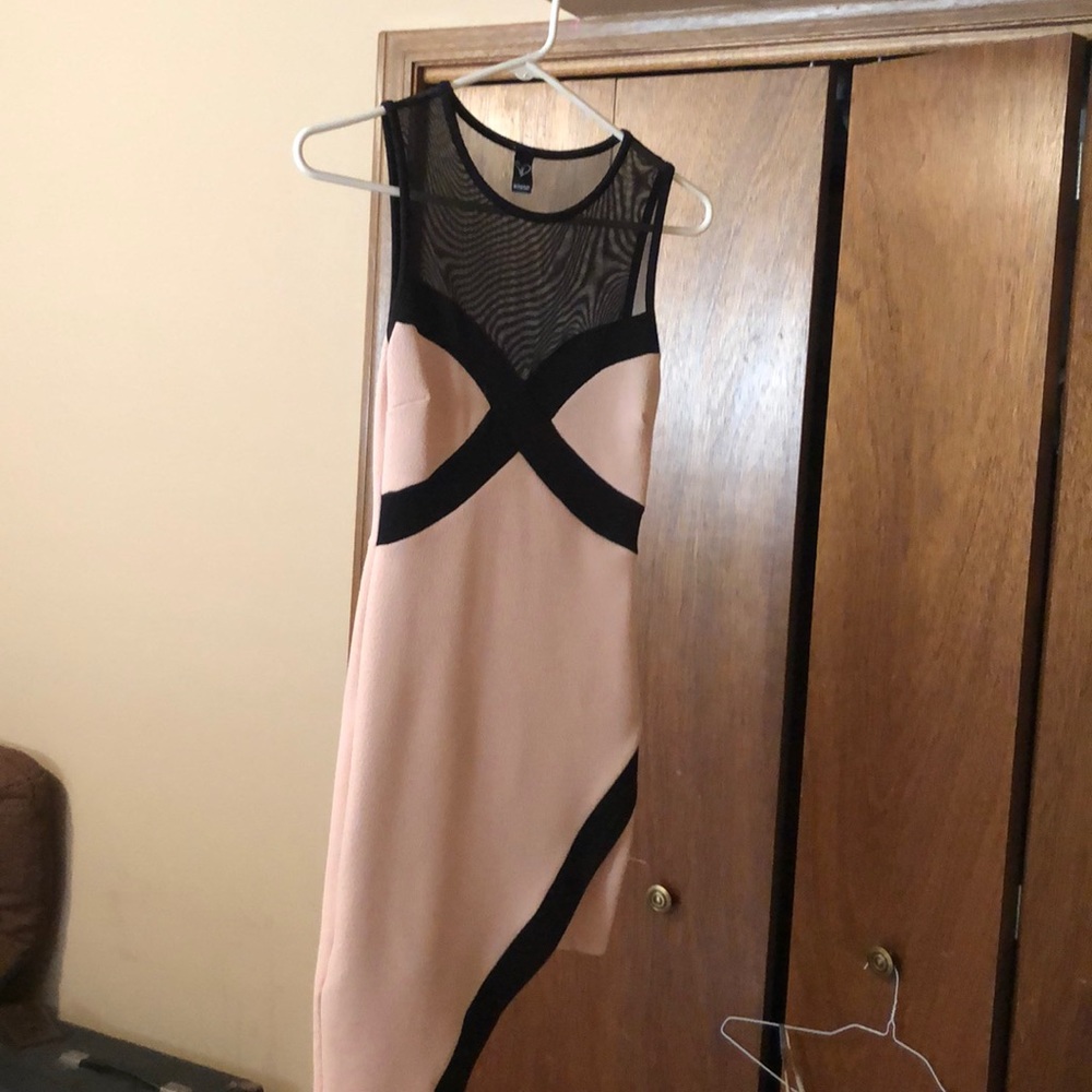 Asymmetrical bodycon dress